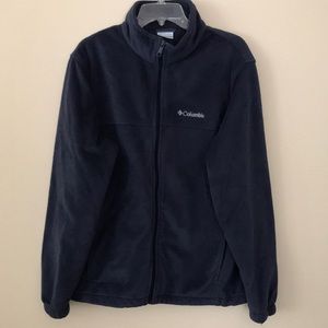 Columbia long sleeved fleece zip up jacket
